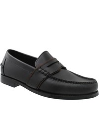 Bass Colvin Blackbrown Leather Penny Loafers