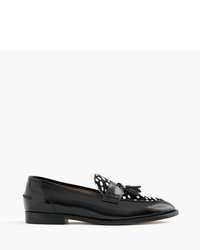 J.Crew Biella Loafers In Leather And Calf Hair