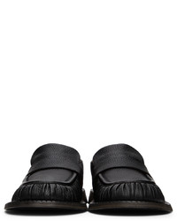 Marsèll Black Alluce Gathered Loafers