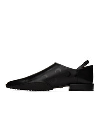 Marine Serre Black Babouche Loafers