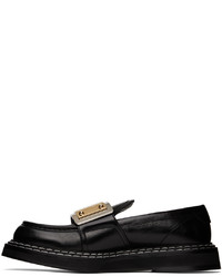 Dolce & Gabbana Black Bernini Loafers