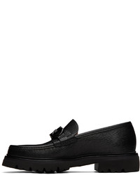 Ferragamo Black Bleecker Loafers