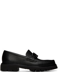 Ferragamo Black Bleecker Loafers