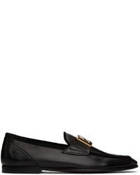 Dolce & Gabbana Black Calfskin Loafers