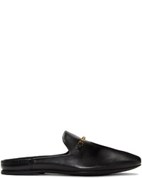 Versace Black Chain Slip On Loafers