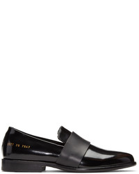 Robert Geller Black Common Projects Edition Slip On Loafers