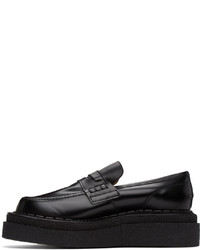 Sacai Black Cox Edition Leather Loafers