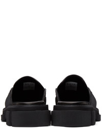 Both Black Gao Mule Loafers