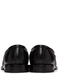 Gucci Black Gg Marmont Loafers