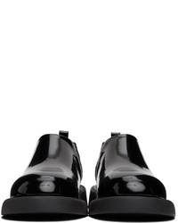 Marsèll Black Gomme Patent Pantofola Loafers