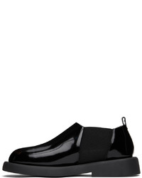 Marsèll Black Gomme Patent Pantofola Loafers