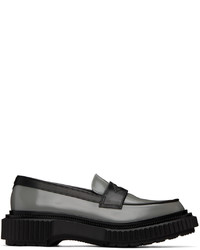ADIEU Black Gray Type 182 Loafers