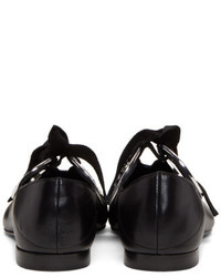 Proenza Schouler Black Grommet Loafers