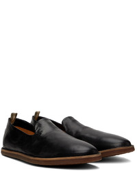 Officine Creative Black Hancock 001 Loafers