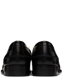 Versace Black La Greca Loafers