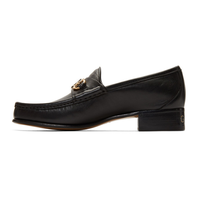 Men's Black Horsebit Loafer In Box Calf - Segu HaberdaShery