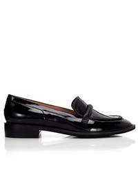 Robert Clergerie Black Leather Jokal Loafers
