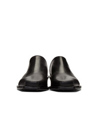 Ann Demeulemeester Black Leather Loafers