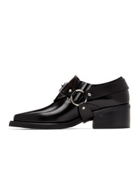 Y/Project Black Leather Loafers