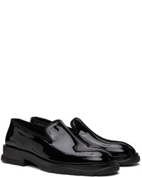 Alexander McQueen Black Leather Loafers