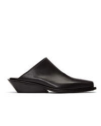 Ann Demeulemeester Black Leather Loafers