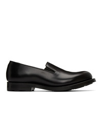 N. Hoolywood Black Leather Loafers