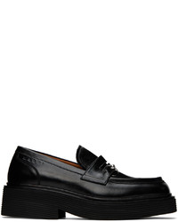 Marni Black Leather Loafers