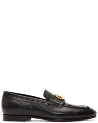 DSQUARED2 Black Leather Loafers