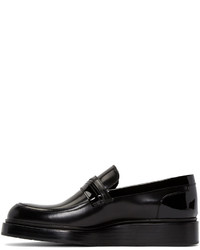 Jimmy Choo Black Leather Mitch Loafers