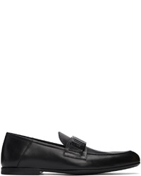 Dunhill Black Link Loafers