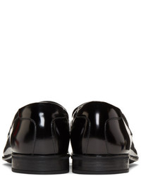 Prada Black Logo Loafers
