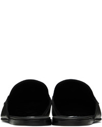 Dolce & Gabbana Black Logo Loafers