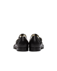 Gucci Black Mary Jane Cut Out Loafers