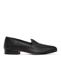 The Row Black Moccasin Loafers