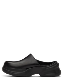 Wooyoungmi Black Mule Loafers