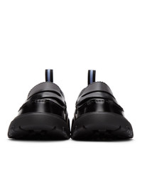 McQ Black Orbyt Loafers