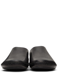 Feit Black Outdoor Slipper Loafers