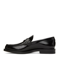BOSS Black Patent Leather Loafers