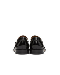 BOSS Black Patent Leather Loafers