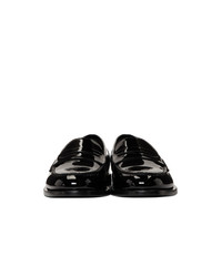 Balmain Black Patent Michl Loafers
