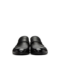 Brioni Black Penny Loafers