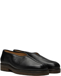 Lemaire Black Piped Loafers