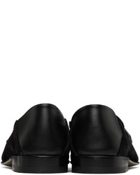 Manolo Blahnik Black Plymouth Loafers