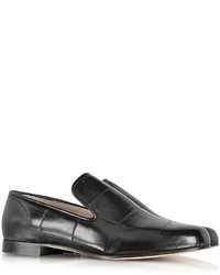Marc Jacobs Black Quilted Patent Leather Loafer
