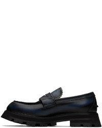 Alexander McQueen Black Seal Loafers