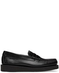 Engineered Garments Black Sebago Edition Croc Loafers