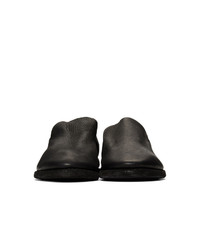 Guidi Black Slip On Loafers