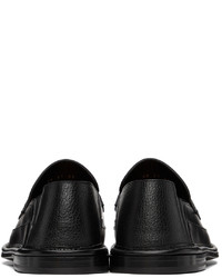 Loewe Black Slip On Loafers