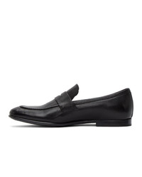 Dunhill Black Soft Chiltern Loafers