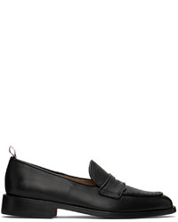 Thom Browne Black Soft Penny Loafers